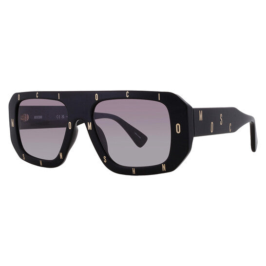 Dark Grey Shaded Browline Ladies Sunglasses