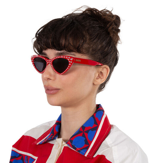 Grey Cat Eye Ladies Sunglasses