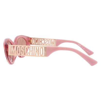 Pink Silver Flash Cat Eye Ladies Sunglasses