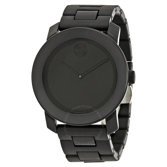 Movado, Bold Large Black Dial Black TR90 Composite Men's Watch