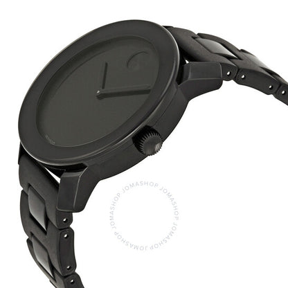 Movado, Bold Large Black Dial Black TR90 Composite Men's Watch