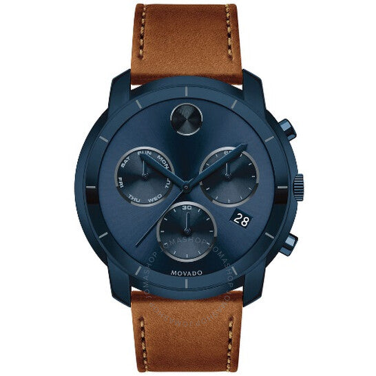 Movado, Bold Chronograph Ink Blue Dial Men's Watch