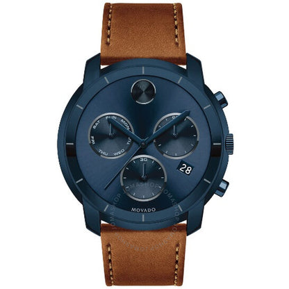 Movado, Bold Chronograph Ink Blue Dial Men's Watch