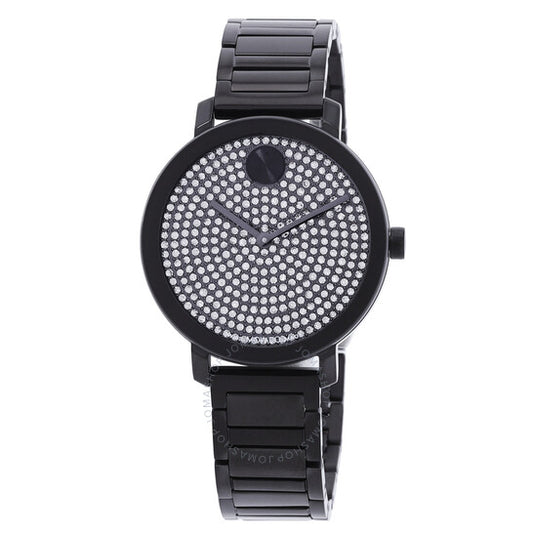 ساعة موفادو بولد إيفولوشن 2.0 كوارتز بمينا رمادي مرصع للسيدات