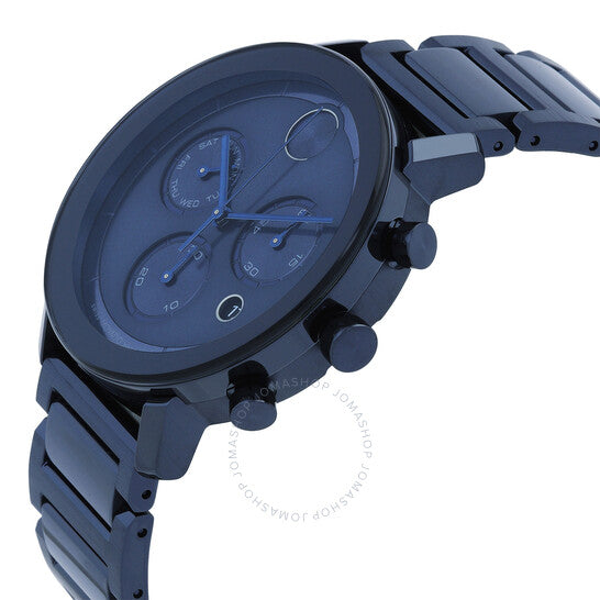 Movado, Bold Evolution Chronograph Quartz Blue Dial Men's Watch