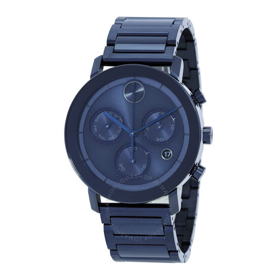 Movado, Bold Evolution Chronograph Quartz Blue Dial Men's Watch
