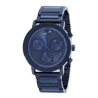 Movado, Bold Evolution Chronograph Quartz Blue Dial Men's Watch