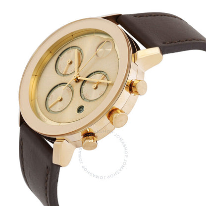Movado, Bold Evolution Chronograph Quartz Gold Dial Men's Watch