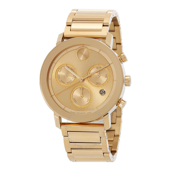 Movado, Bold Evolution Chronograph Quartz Gold Dial Men's Watch