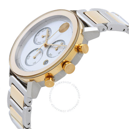 Movado, Bold Evolution Chronograph Quartz Silver Dial Two-Tone Men's Watch