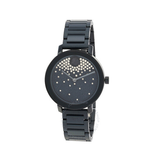 ساعة موفادو بولد إيفولوشن كوارتز نسائية بمينا زرقاء