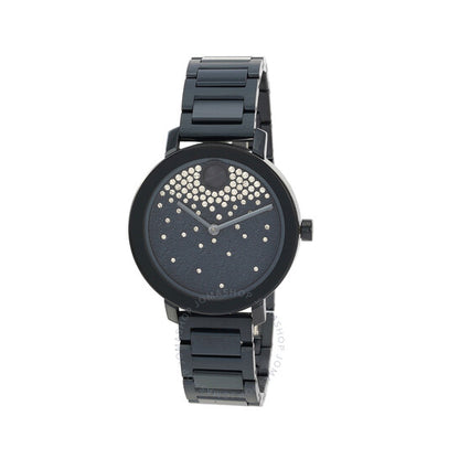 ساعة موفادو بولد إيفولوشن كوارتز نسائية بمينا زرقاء