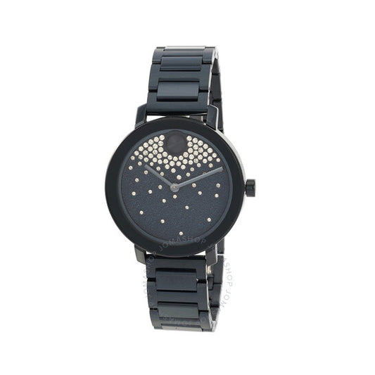 ساعة موفادو بولد إيفولوشن كوارتز نسائية بمينا زرقاء