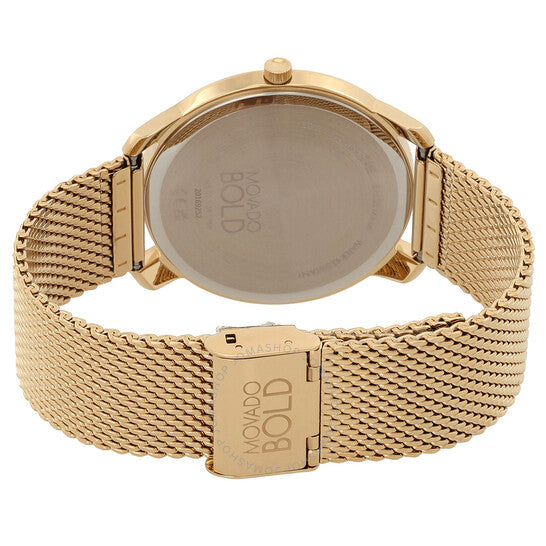 Movado, Bold Evolution Quartz Crystal Gold Dial Men's Watch