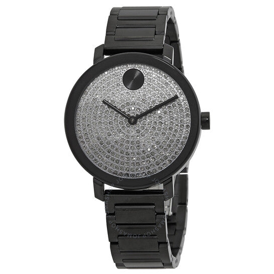 Movado, Bold Evolution Quartz Grey Crystal Dial Ladies Watch
