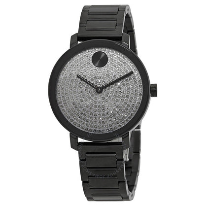 Movado, Bold Evolution Quartz Grey Crystal Dial Ladies Watch