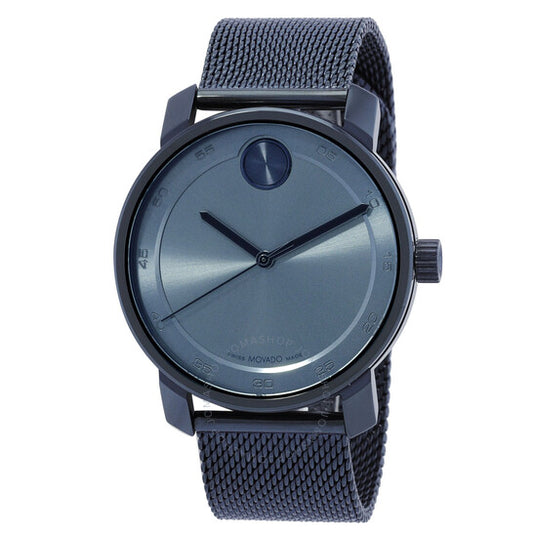 Movado, Bold Quartz Blue Dial Men's Watch