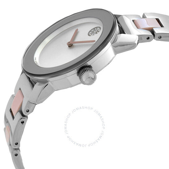 ساعة موفادو بولد كوارتز نسائية بمينا فضي