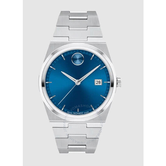 ساعة موفادو بولد كويست كوارتز للرجال بمينا أزرق