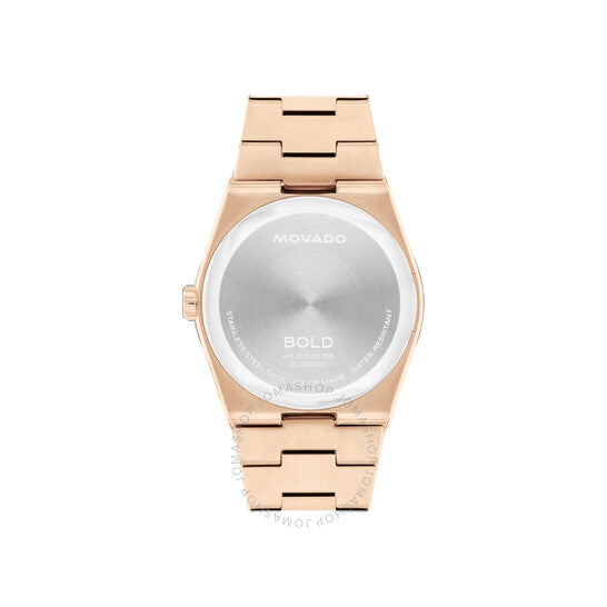 ساعة موفادو بولد كويست كوارتز للسيدات بمينا أبيض