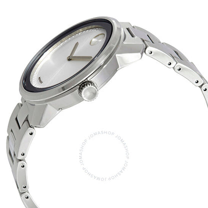 Movado, Bold Silver Dial Stainless Steel Men's Watch