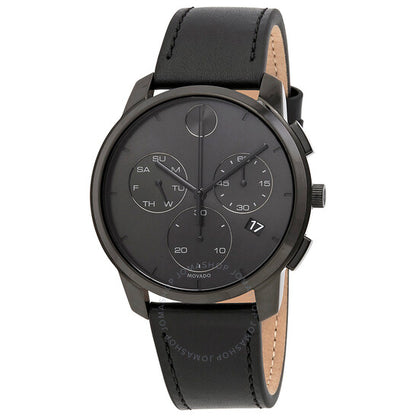 Movado, Bold Thin Chronograph Quartz Black Dial Men's Watch
