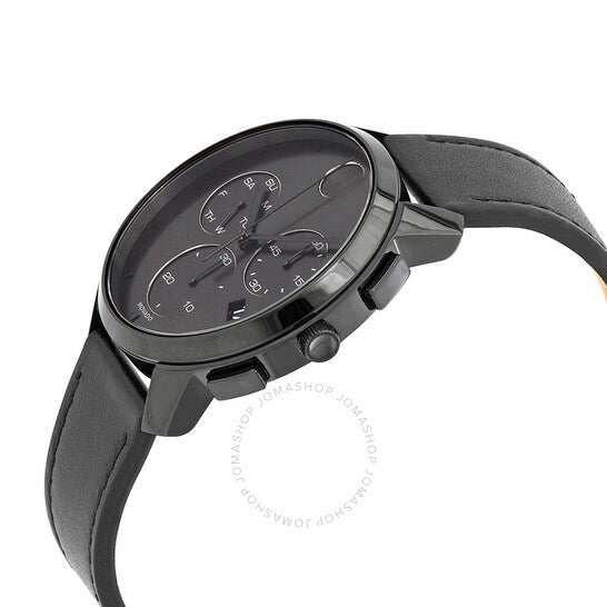 Movado, Bold Thin Chronograph Quartz Black Dial Men's Watch