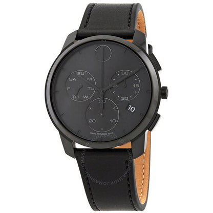 Movado, Bold Thin Chronograph Quartz Black Dial Men's Watch