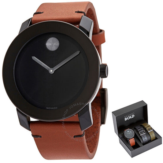 ساعة موفادو BOLD TR90 كوارتز للرجال بمينا أسود