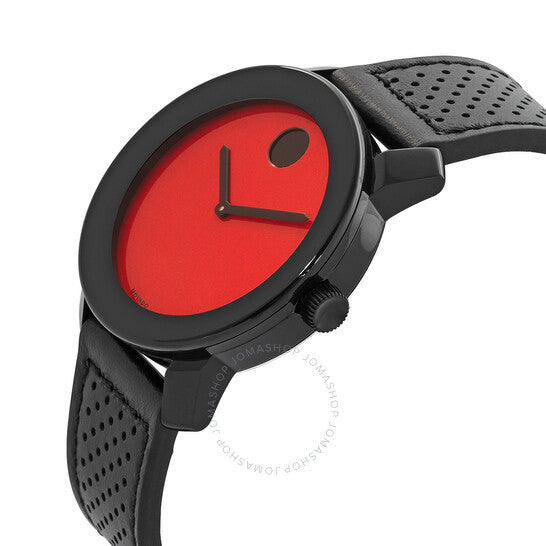 Movado, Bold TR90 Quartz Red Museum Dial Men's Watch