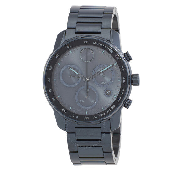 Movado, Bold Verso Chronograph Quartz Blue Dial Men's Watch