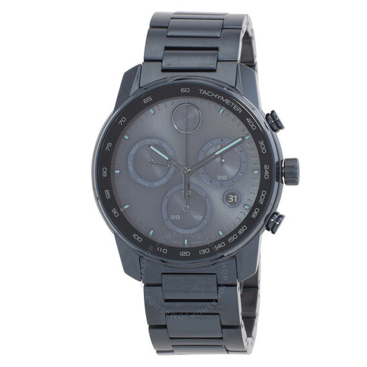 Movado, Bold Verso Chronograph Quartz Blue Dial Men's Watch