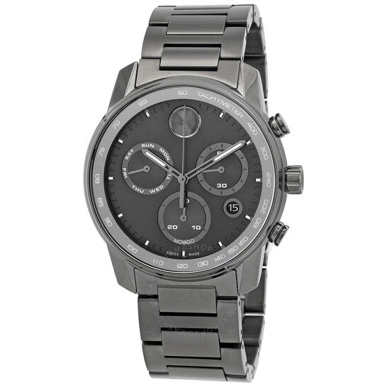 Movado, Bold Verso Chronograph Quartz Gunmetal Dial Men's Watch