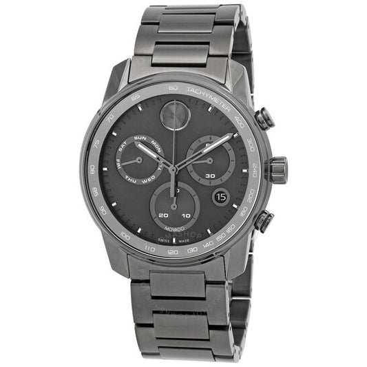 Movado, Bold Verso Chronograph Quartz Gunmetal Dial Men's Watch