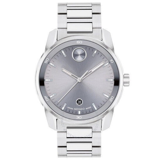 ساعة موفادو بولد فيرسو كوارتز للرجال بمينا رمادي
