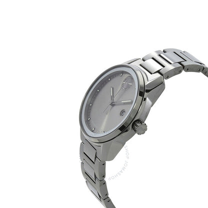 ساعة موفادو بولد فيرسو كوارتز للرجال بمينا رمادي معدني