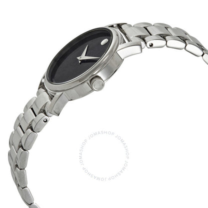 ساعة موفادو، ساعة كلاسيكية متحفية كوارتز نسائية بمينا أسود