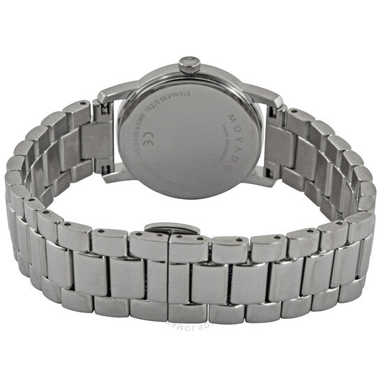 ساعة موفادو، ساعة كلاسيكية متحفية كوارتز نسائية بمينا أسود