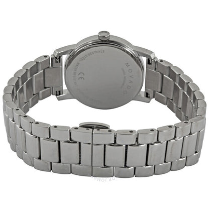 ساعة موفادو، ساعة كلاسيكية متحفية كوارتز نسائية بمينا أسود