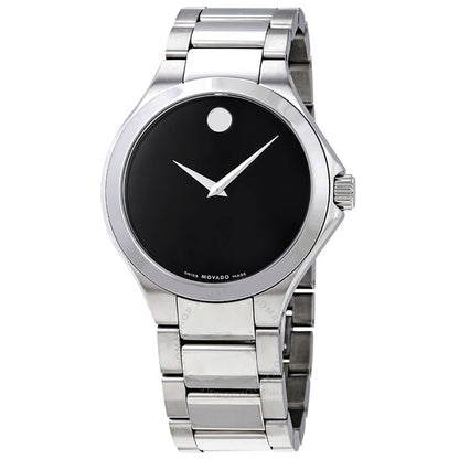 Movado, Defio Black Dial Stainless Steel Men's Watch