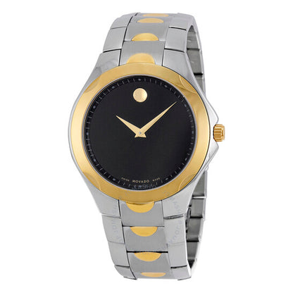 Movado, Luno Sport Black Dial Two-tone Men's Watch