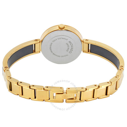 ساعة موفادو مودا كوارتز نسائية بمينا أسود