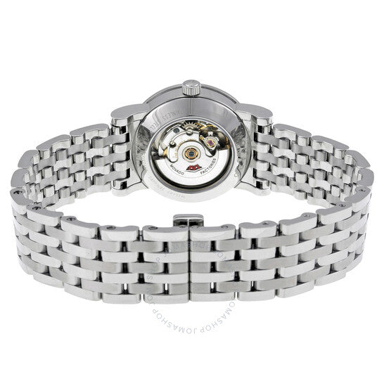 Movado, Red Label Black Dial Stainless Steel Ladies Watch