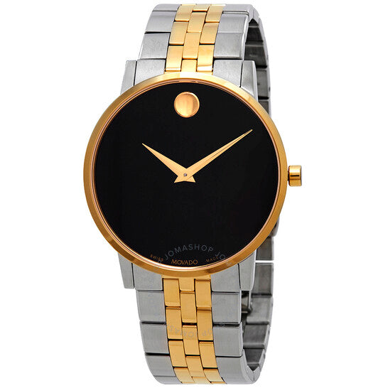 Movado, Museum Classic Black Dial Two-tone Men's Watch