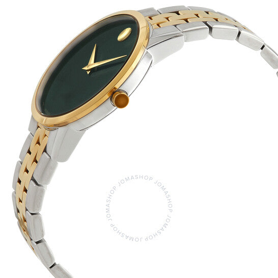 ساعة موفادو، متحف كلاسيك كوارتز نسائية بمينا أخضر