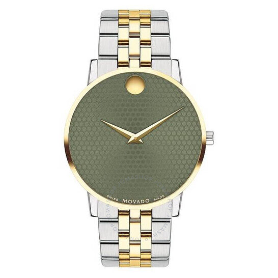 ساعة موفادو، متحف كلاسيك كوارتز للرجال بمينا أخضر