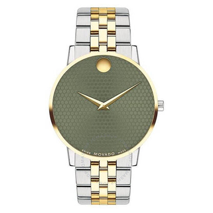ساعة موفادو، متحف كلاسيك كوارتز للرجال بمينا أخضر