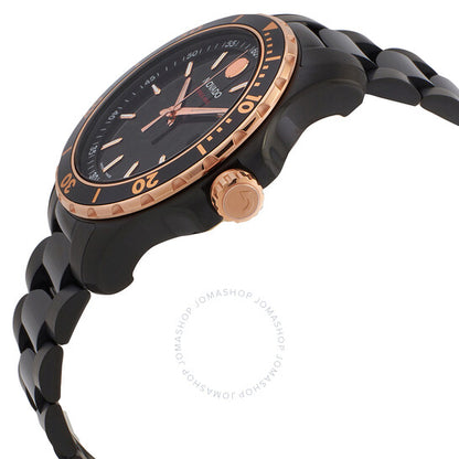 ساعة موفادو للرجال، سلسلة 800، كوارتز، مينا سوداء