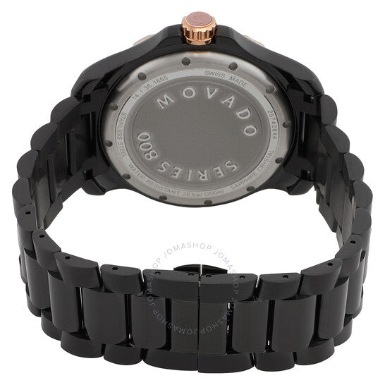 ساعة موفادو للرجال، سلسلة 800، كوارتز، مينا سوداء