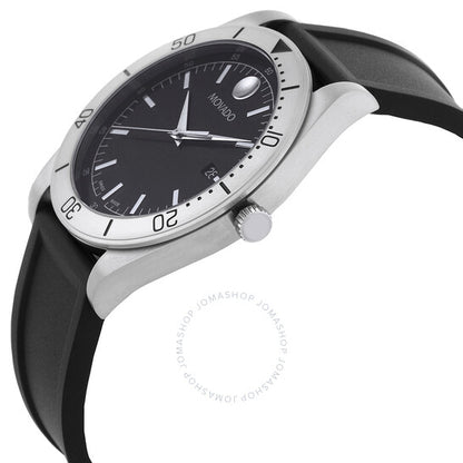 ساعة موفادو الرياضية للرجال، كوارتز، مينا سوداء